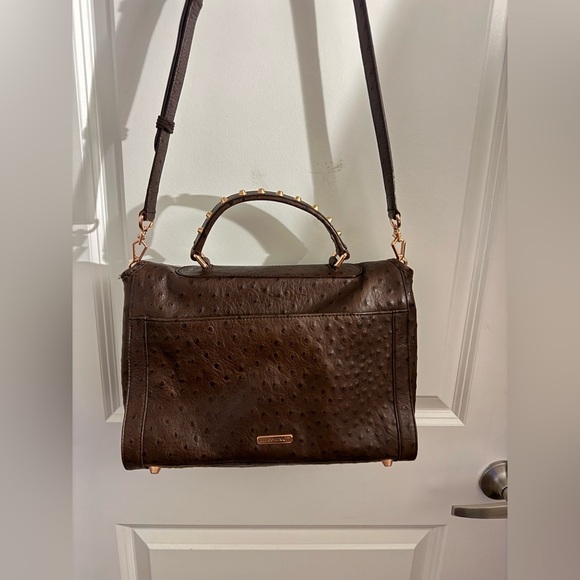 Rebecca Minkoff Rare Ostrich Dr. Bag Satchel - Picture 3 of 7